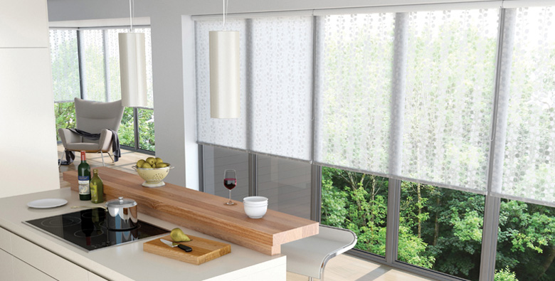 Apartment roller blinds