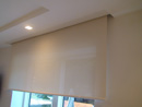 Roller Blind Recessed into Ceiling